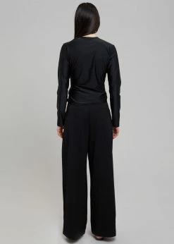 Sid Neigum Cutout Tension Blouse - Black