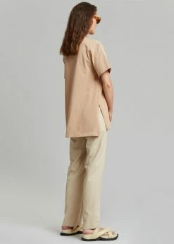 The Frankie Shop Signe Tee - True Tan