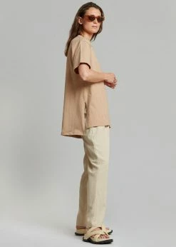 The Frankie Shop Signe Tee - True Tan