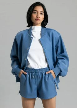 Paper Moon Sophia Bomber Jacket - Blue