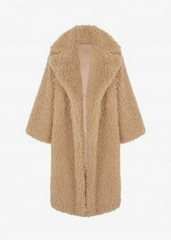 VanNzilL CLOTHING Stass Sherpa Coat - Natural