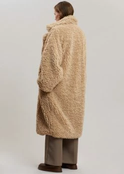 VanNzilL CLOTHING Stass Sherpa Coat - Natural