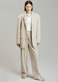 Coupon π€© The Frankie Shop Tansy Oversized Blazer - Beige CLOTHING π― 23 The Frankie Shop Tansy Oversized Blazer - Beige CLOTHING