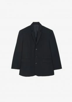 The Frankie Shop Tansy Oversized Blazer - Black