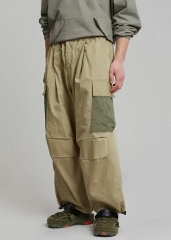 The Frankie Shop Stu Colorblock Cargo Pants - Beige Combo