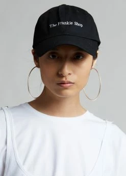 The Frankie Shop Frankie Baseball Hat - Black ACCESSORIES