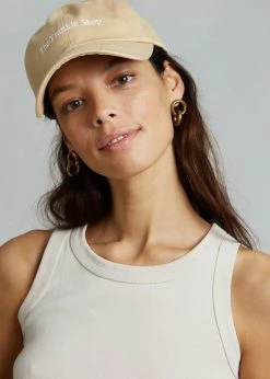 The Frankie Shop Frankie Baseball Hat - Sand ACCESSORIES