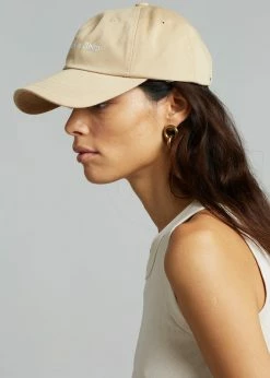 The Frankie Shop Frankie Baseball Hat - Sand ACCESSORIES