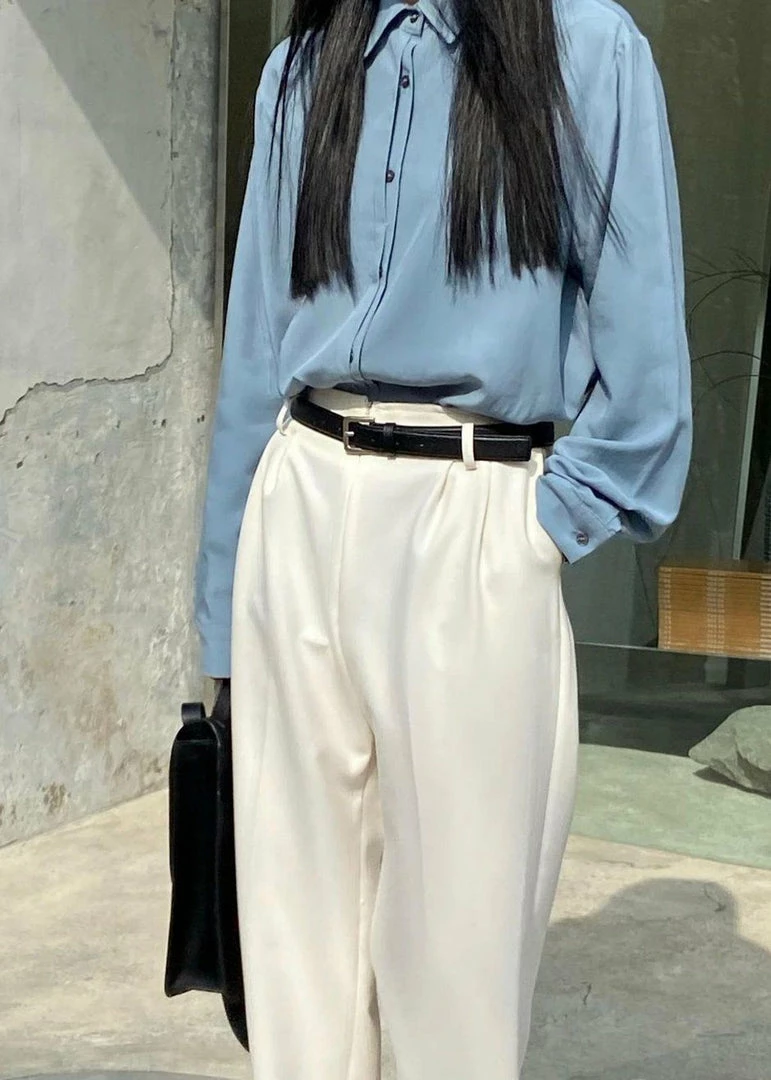 Outlet π The Frankie Shop CLOTHING Svea Tapered Trousers - Vanilla βοΈ 2 The Frankie Shop CLOTHING Svea Tapered Trousers - Vanilla