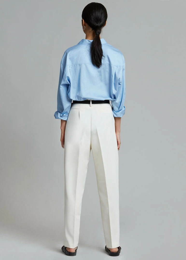 Outlet π The Frankie Shop CLOTHING Svea Tapered Trousers - Vanilla βοΈ 11 The Frankie Shop CLOTHING Svea Tapered Trousers - Vanilla