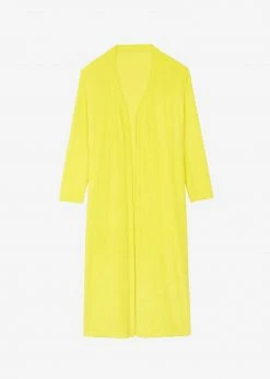 The Frankie Shop Taka Terry Duster Cardigan - Yellow CLOTHING