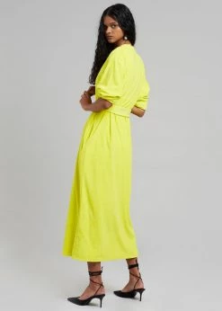 The Frankie Shop Taka Terry Duster Cardigan - Yellow CLOTHING