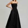 The Plan Tamo Strapless Maxi Dress - Black CLOTHING