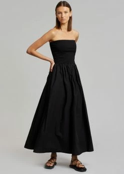 The Plan Tamo Strapless Maxi Dress - Black CLOTHING