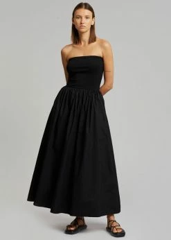 The Plan Tamo Strapless Maxi Dress - Black CLOTHING