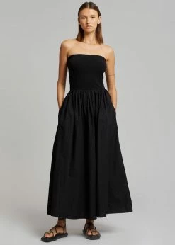 The Plan Tamo Strapless Maxi Dress - Black CLOTHING