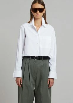 Coupon ๐งจ The Frankie Shop Tansy Cotton Pants - Olive CLOTHING ๐ 8 The Frankie Shop Tansy Cotton Pants - Olive CLOTHING