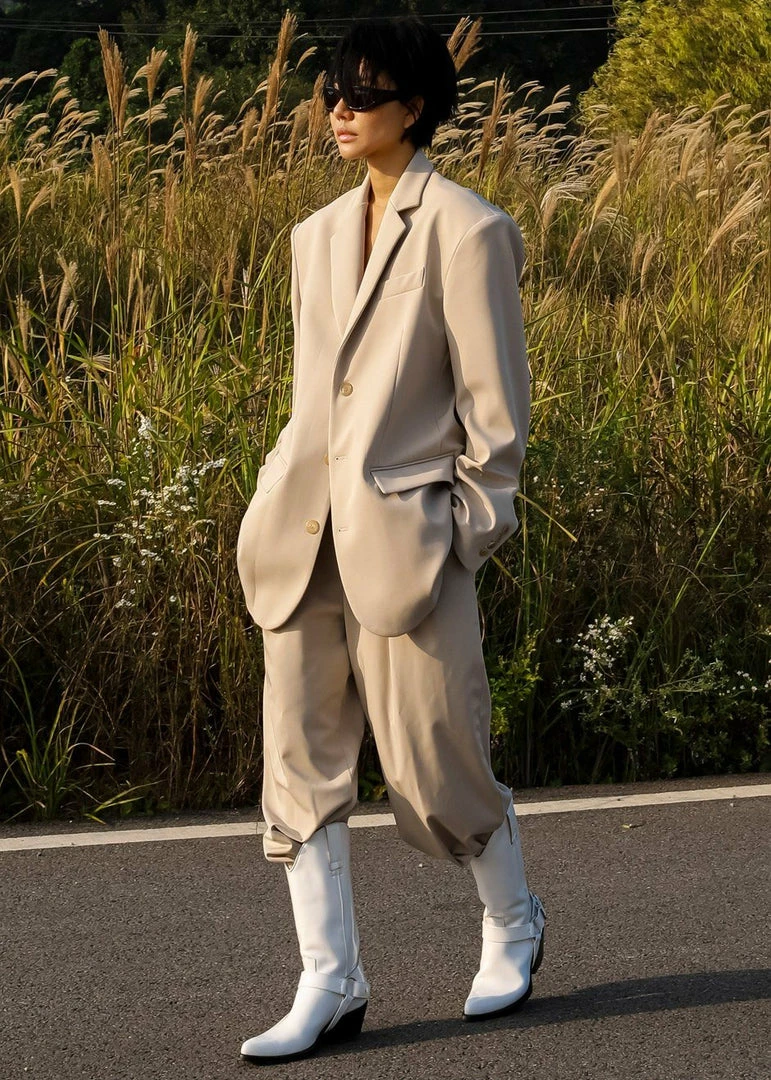 Coupon π€© The Frankie Shop Tansy Oversized Blazer - Beige CLOTHING π― 13 The Frankie Shop Tansy Oversized Blazer - Beige CLOTHING