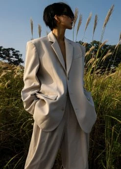 Coupon π€© The Frankie Shop Tansy Oversized Blazer - Beige CLOTHING π― 27 The Frankie Shop Tansy Oversized Blazer - Beige CLOTHING