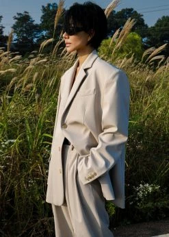 Coupon π€© The Frankie Shop Tansy Oversized Blazer - Beige CLOTHING π― 32 The Frankie Shop Tansy Oversized Blazer - Beige CLOTHING