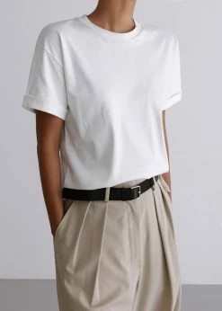 The Frankie Shop Tansy Pleated Trousers - Beige CLOTHING