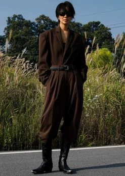 Coupon π The Frankie Shop CLOTHING Tansy Pleated Trousers - Chocolate π 18 The Frankie Shop CLOTHING Tansy Pleated Trousers - Chocolate