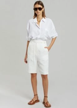 Blossom CLOTHING Tara Linen Pants - Off White
