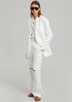 Blossom CLOTHING Tara Linen Pants - Off White