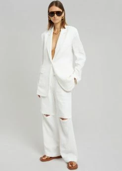 Blossom CLOTHING Tara Linen Pants - Off White