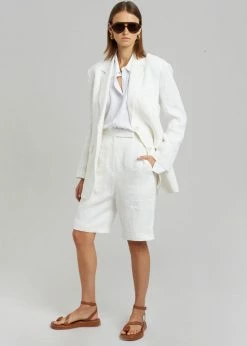 Blossom CLOTHING Tara Linen Pants - Off White