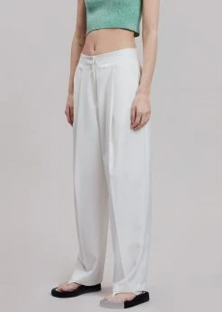 Creamvilla Tenysi Pants - Optic White CLOTHING