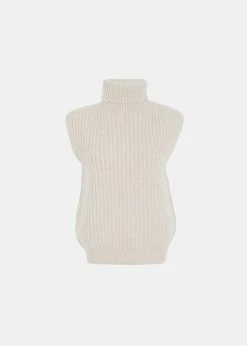 Brand new π Queen's Rabbit CLOTHING Teo Sleeveless Turtleneck - Birch π 15 Queen's Rabbit CLOTHING Teo Sleeveless Turtleneck - Birch