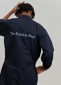 The Frankie Shop TFS Oversized Boiler Suit - Navy
