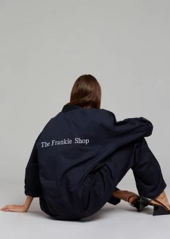 The Frankie Shop TFS Oversized Boiler Suit - Navy