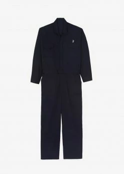 The Frankie Shop TFS Oversized Boiler Suit - Navy