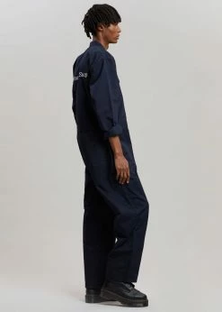The Frankie Shop TFS Oversized Boiler Suit - Navy