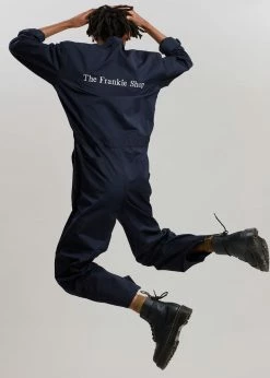 The Frankie Shop TFS Oversized Boiler Suit - Navy