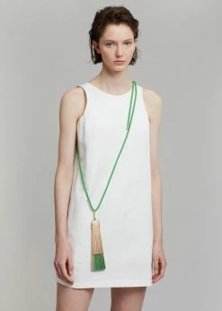 The Frankie Shop TFS X Duvelleroy Take Away Fan - Kelly Green Swimwear