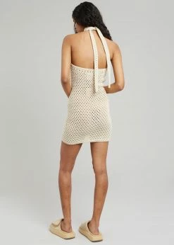 The Garment Egypt Halter Neck Dress - Toast CLOTHING