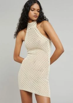 The Garment Egypt Halter Neck Dress - Toast CLOTHING