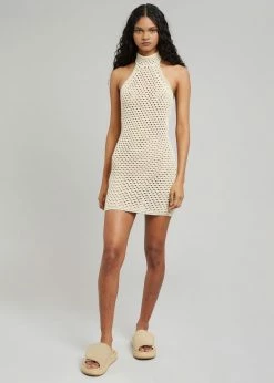 The Garment Egypt Halter Neck Dress - Toast CLOTHING