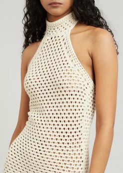 The Garment Egypt Halter Neck Dress - Toast CLOTHING
