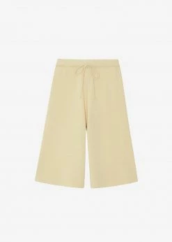 Blossom CLOTHING Thea Knit Bermuda Shorts - Straw