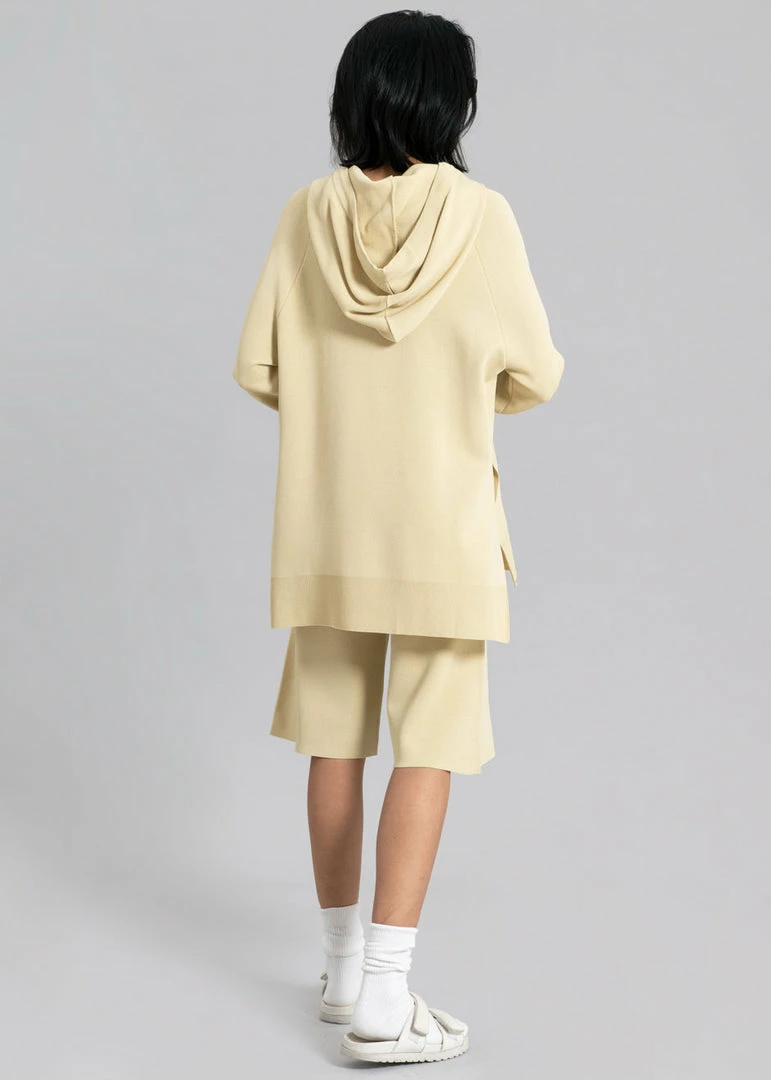 Hot Sale π Blossom Thea Knit Hoodie - Straw CLOTHING π 10 Blossom Thea Knit Hoodie - Straw CLOTHING