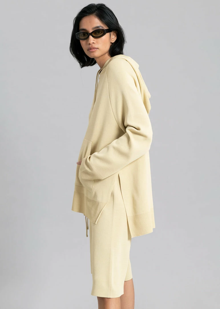 Hot Sale π Blossom Thea Knit Hoodie - Straw CLOTHING π 2 Blossom Thea Knit Hoodie - Straw CLOTHING