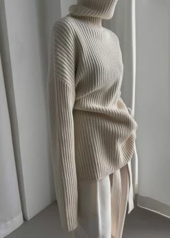 Paper Moon CLOTHING Thelma Ribbed Sweater - Cream