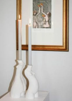 LIFESTYLE Anissa Kermiche Tit For Tat Short Candlestick - White