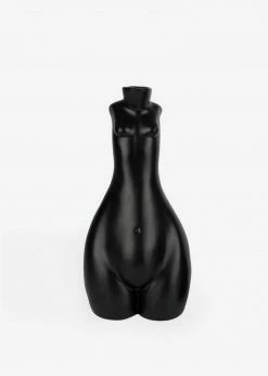LIFESTYLE Anissa Kermiche Tit For Tat Tall Candlestick - Black
