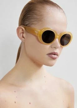 ACCESSORIES TOL Eyewear Double Round Sunglasses - Honey