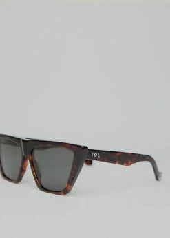 ACCESSORIES TOL Eyewear Trapezium Grande Sunglasses - Havana